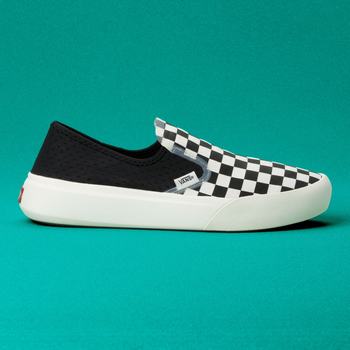 Damske Tenisky Vans Checkerboard ComfyCush One Čierne VA17JZTBG